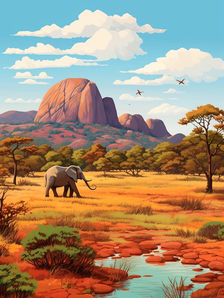 Pilanesberg National Park Cartoon 3