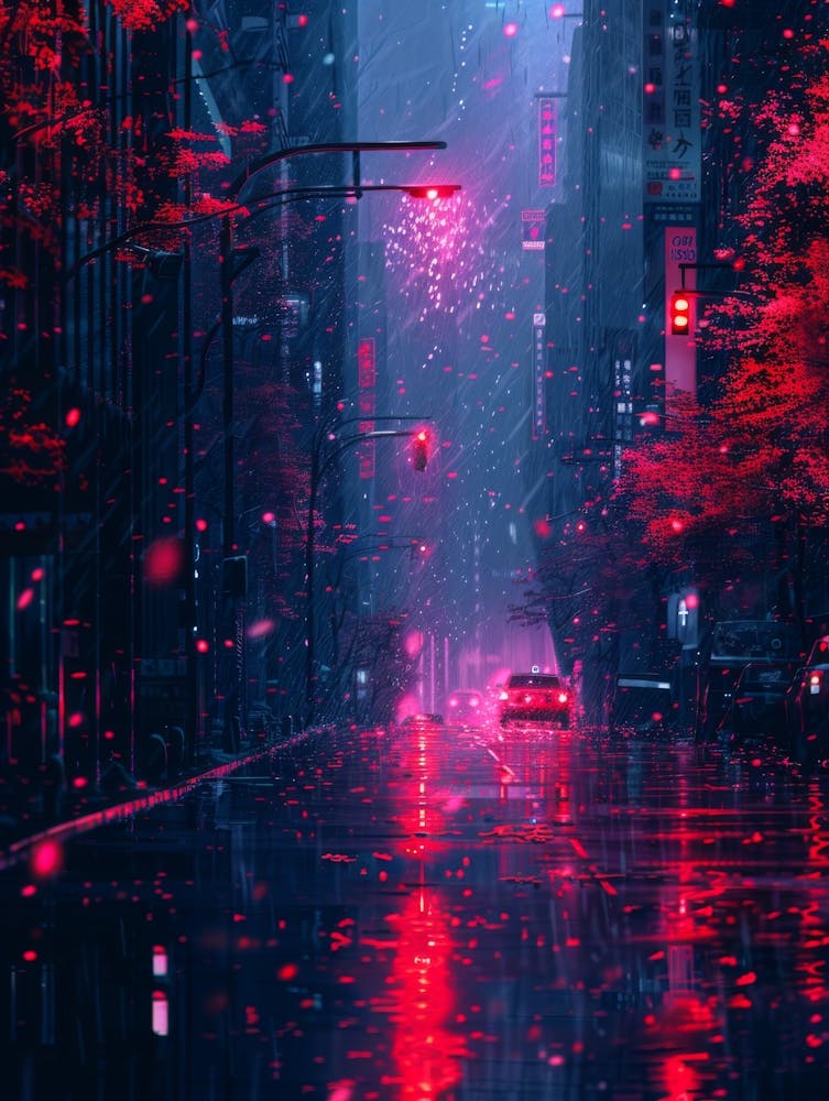 Rainy Night In The City
