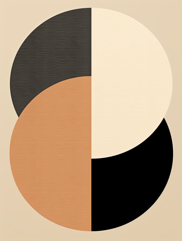 Mid-Century Tapestry of Dreams: Beige Illusions