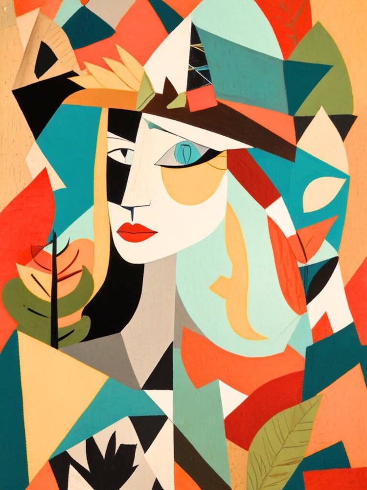 Abstract Portrait Of A Woman