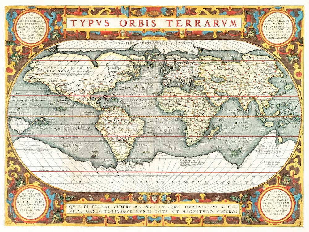 Typus Orbis Terrarum (1587–1595)