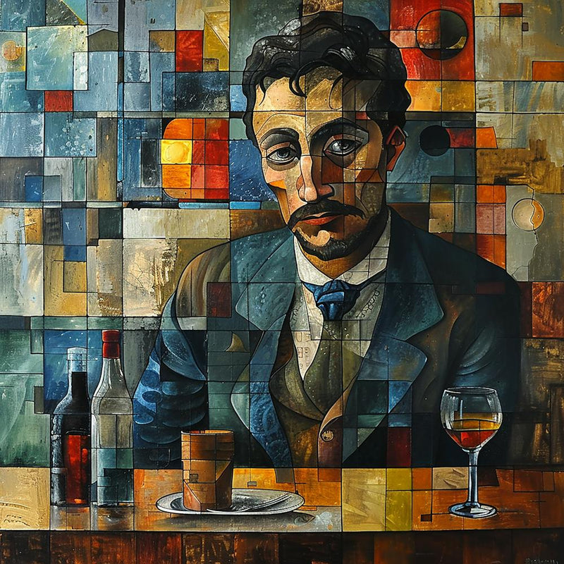 Man With A Glass Of Wine 1