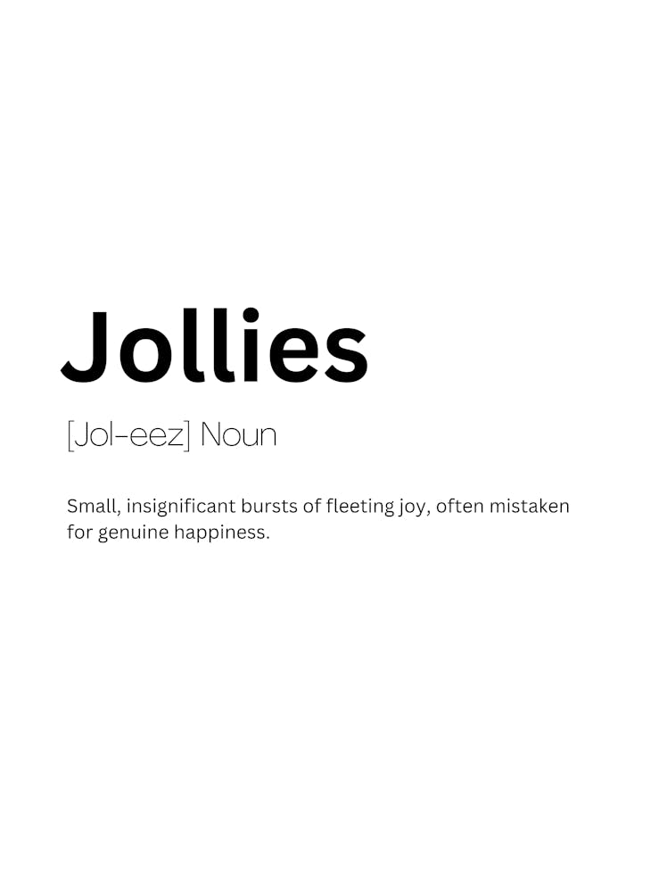 Jollies Definition Meaning