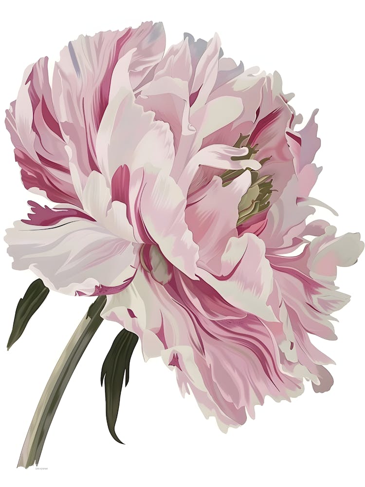 Rosa Pfingstrose 1