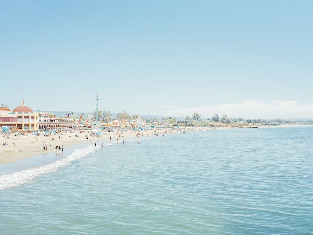 Santa Cruz Boardwalk Beach