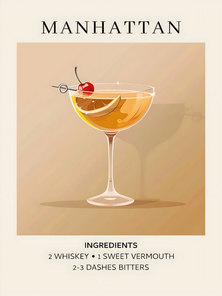 Manhattan Cocktail 1