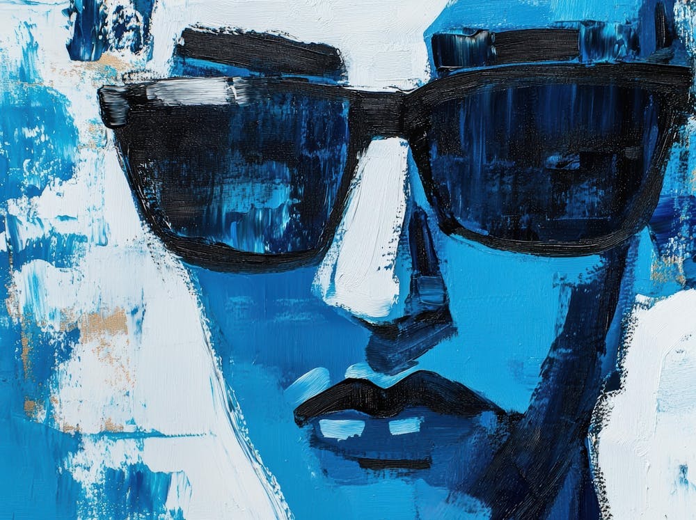 Blue Sunglasses