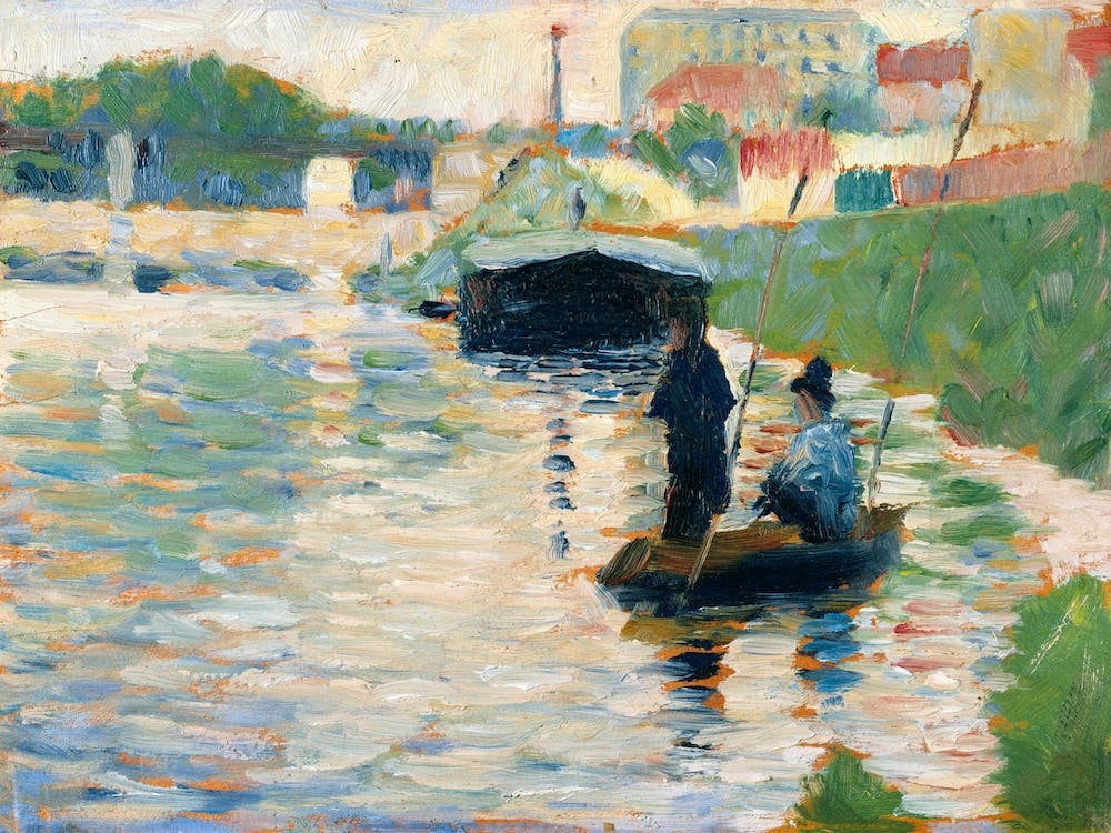 View Of The Seine, Georges Seurat