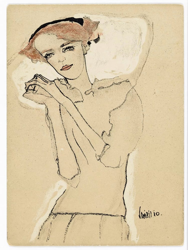 Postcard From The Wiener Werkstätte, Egon Schiele