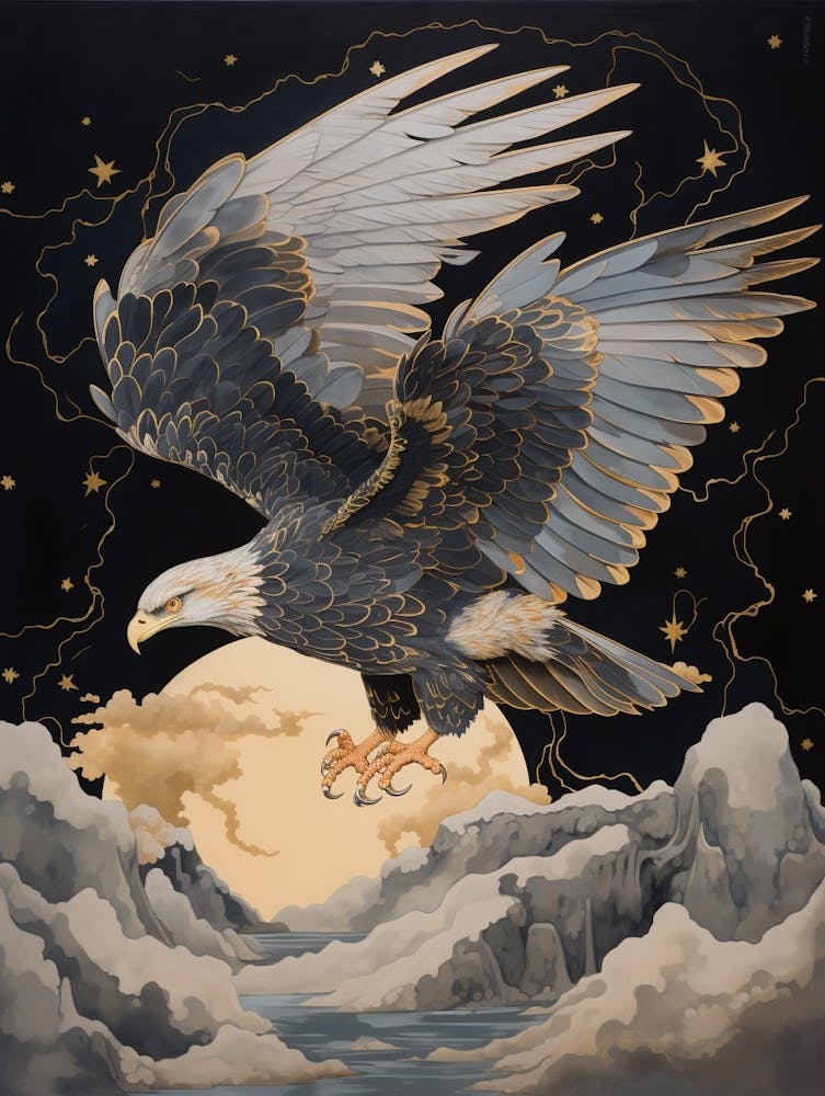 Osprey 1 Gold Detail Painting