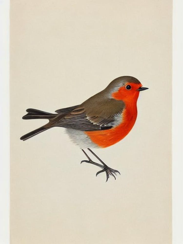 Robin Illustration Bird