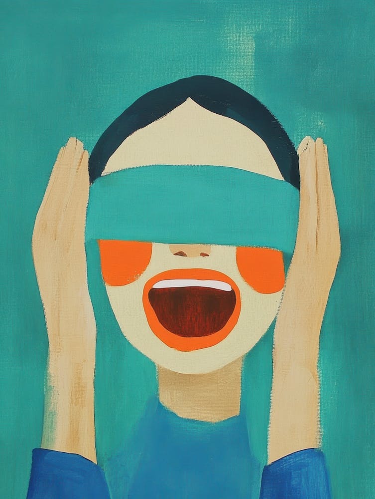 Blindfolded Girl 2