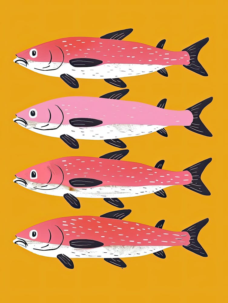 Eaux harmonieuses - Affiche de poisson