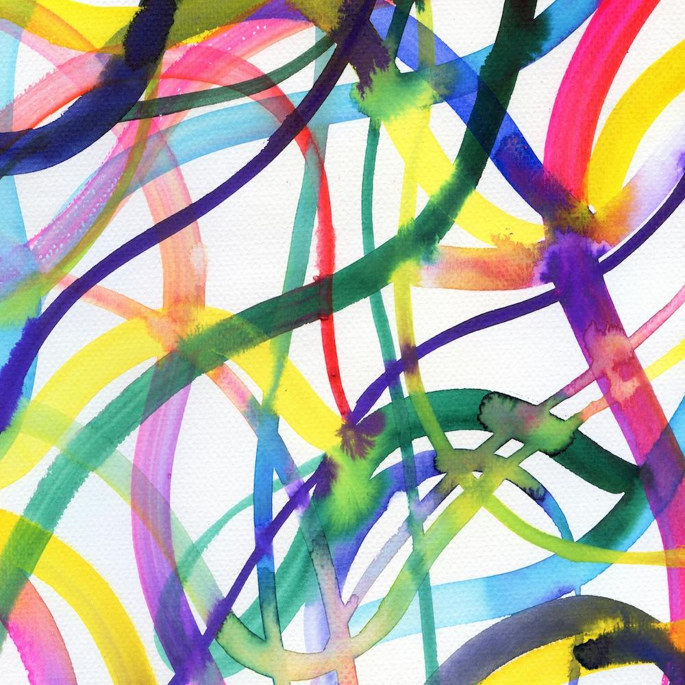 Abstract Painting: Lines