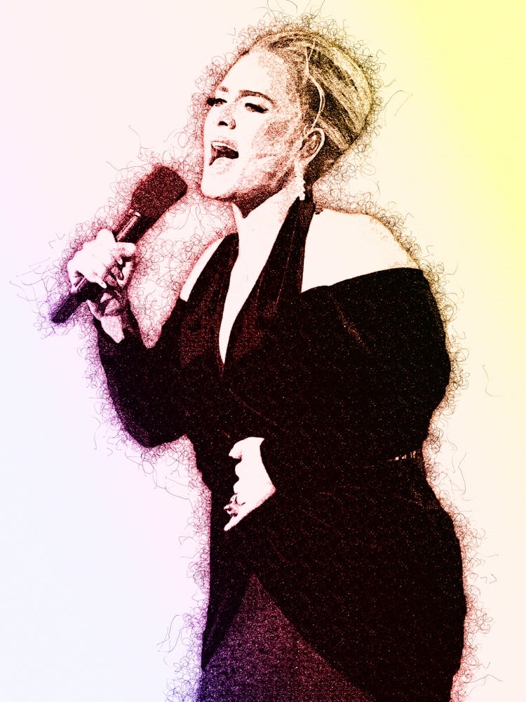 Gekritzel von Adele