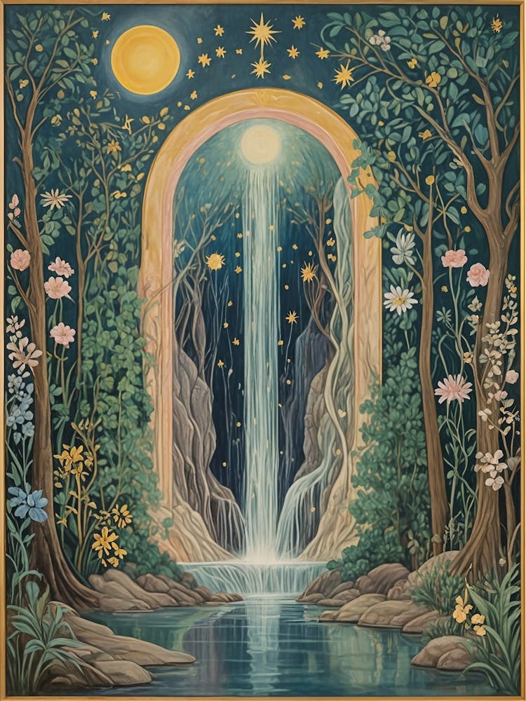 Doorway To The Magical Moonlit Forest