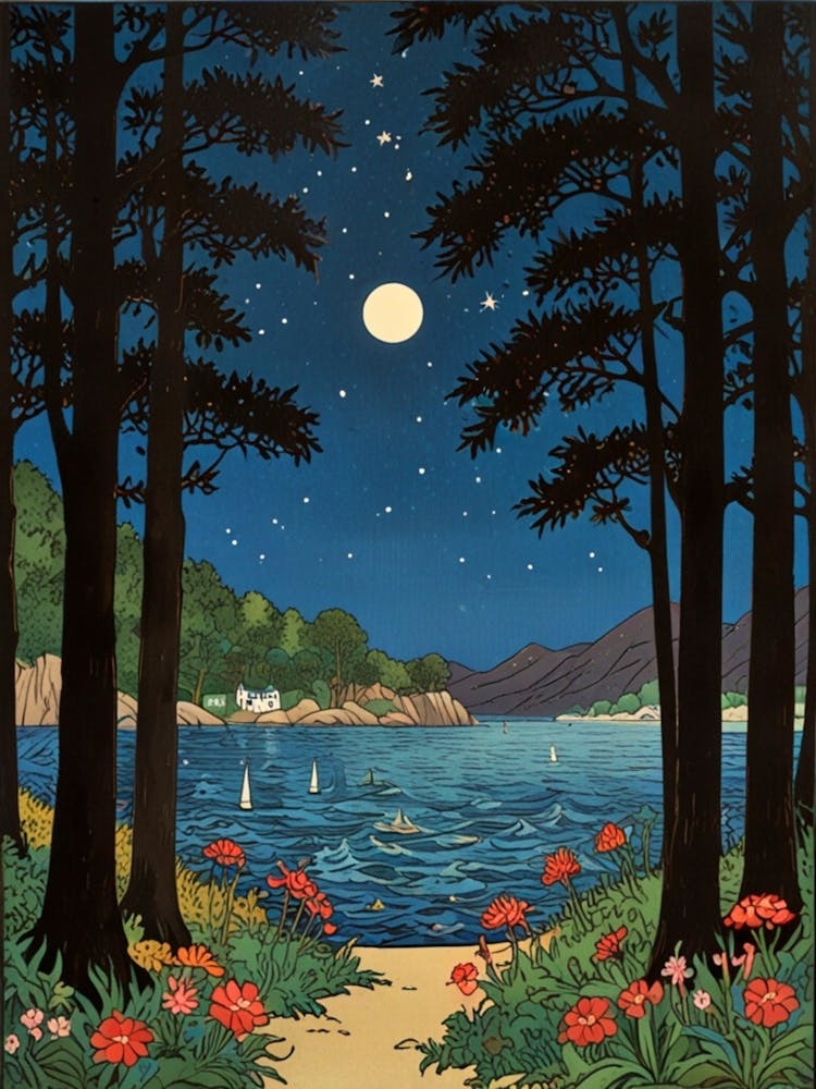 William Morris Clair de Lune Sur Le Lac 3