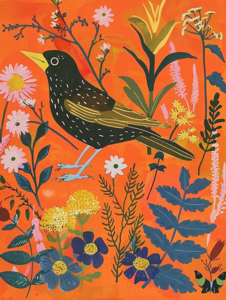 Spring Birds Cowbird 3