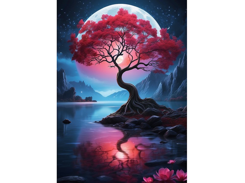Tree In The Moonlight