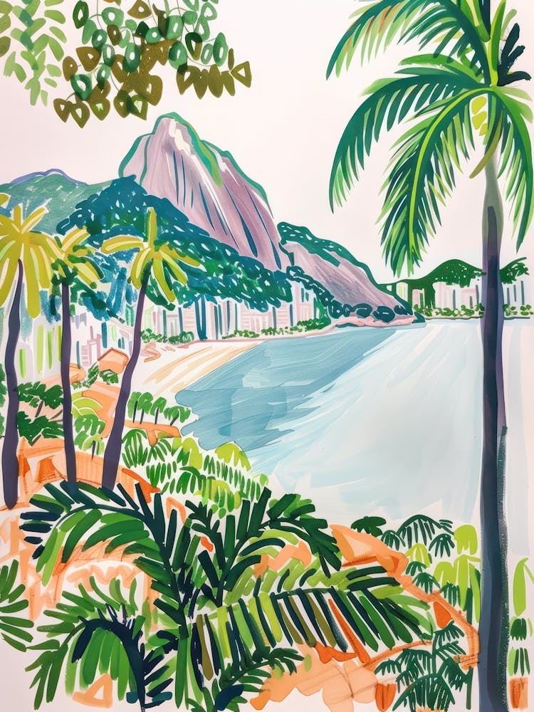 Travel Poster Happy Places Rio De Janeiro 4