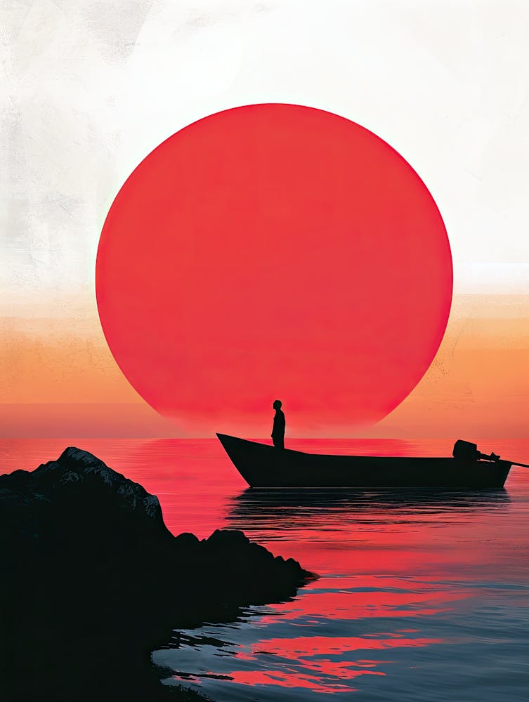 Sunset In A Boat, Minimalism