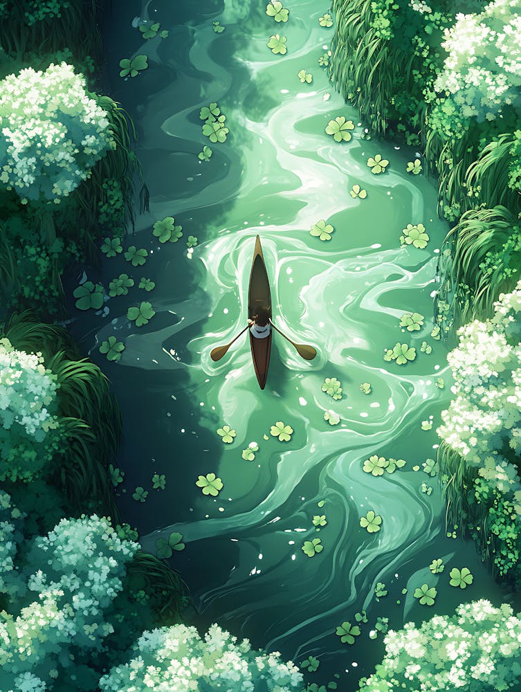 Stunning Rowboat on the River 4