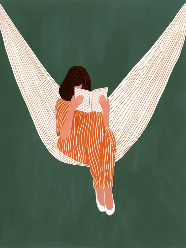 Green Peaceful Hammock