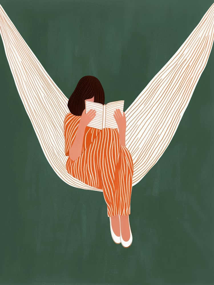 Green Peaceful Hammock