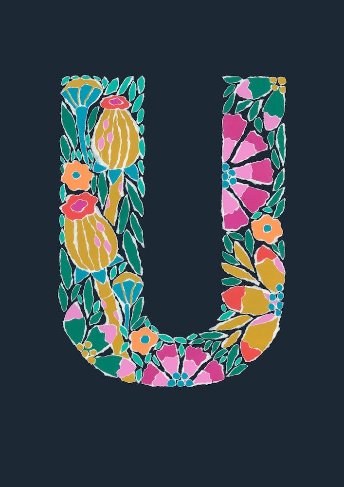 Letter U