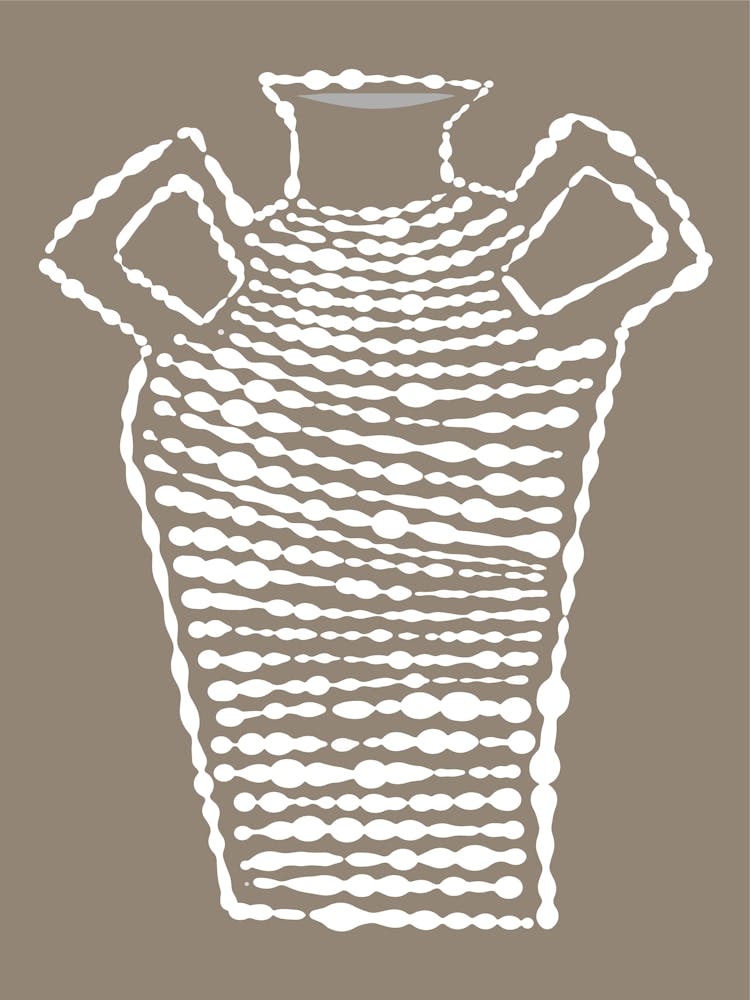 Irdenvase Modern