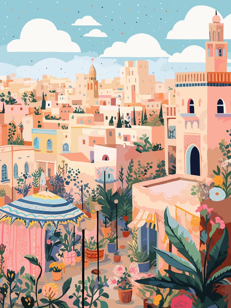 Marrakech Morocco 4 Illustration
