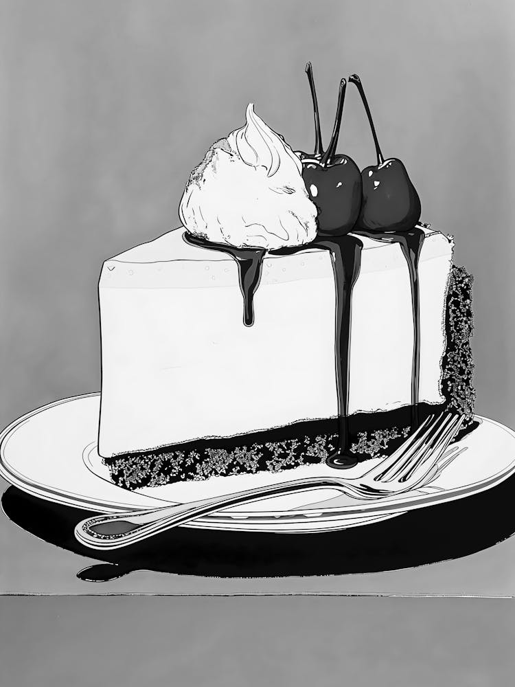 Schwarz-Weiß-Käsekuchen
