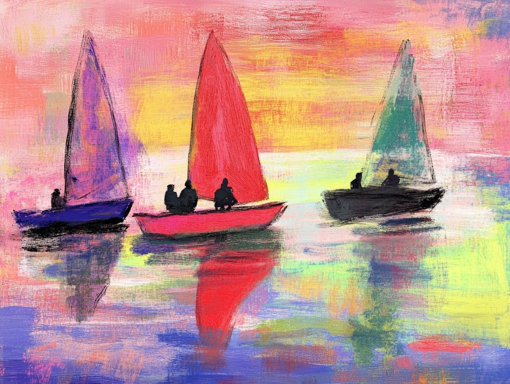 Sailboats At Sunset 28