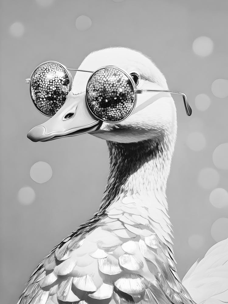 Duck With Sunglasses