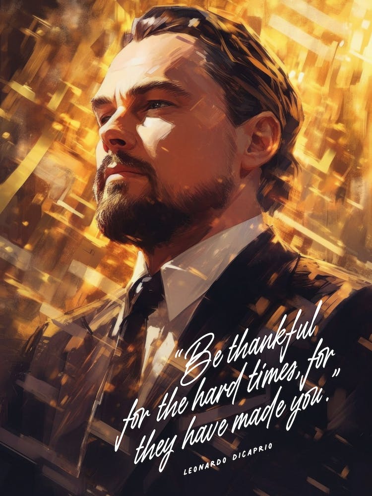 Leonardo DiCaprio Art Quote