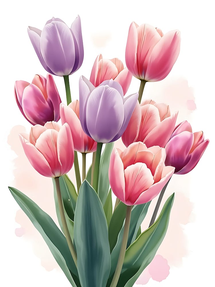 Delicate Nature Motif For Tranquil Walls