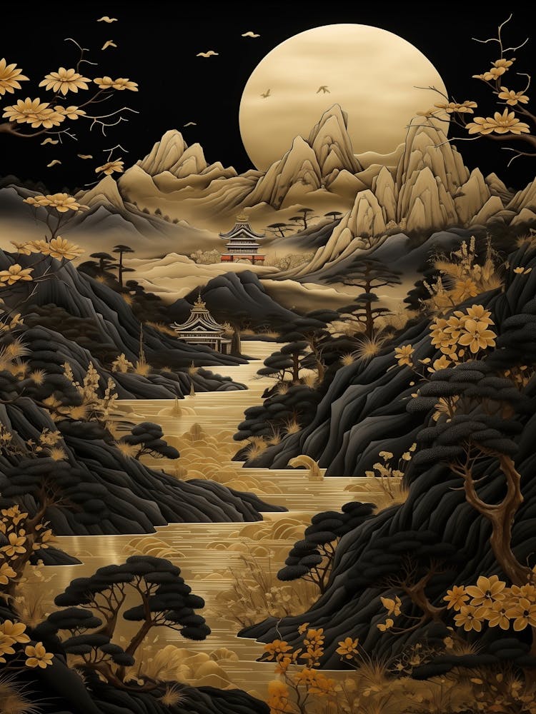 Asiatische Landschaft 75