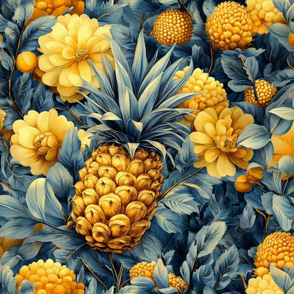Pineapple Wallpaper Art