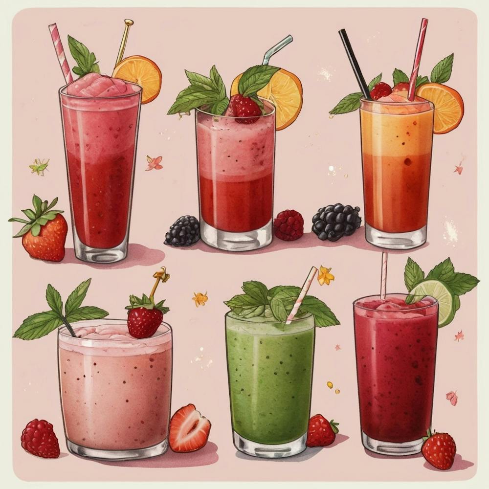 Default Nonalcoholic Cocktails And Smoothies Aesthetic 1