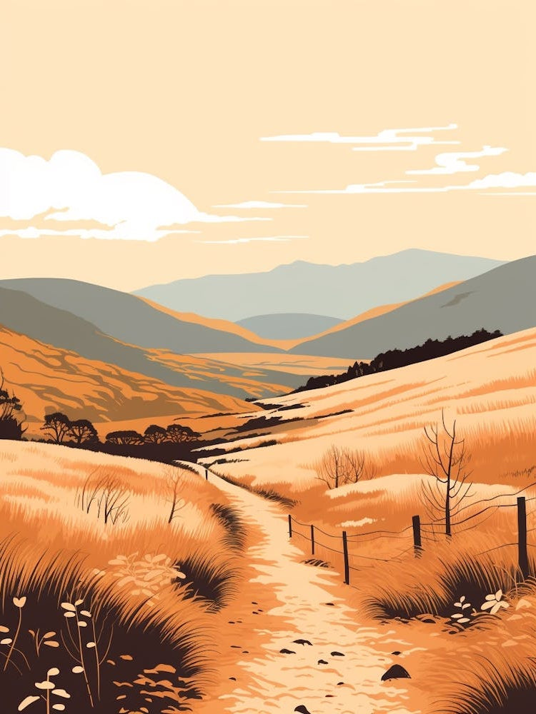 The Great Glen Way Scotland 6 Hiking Trail Landscape