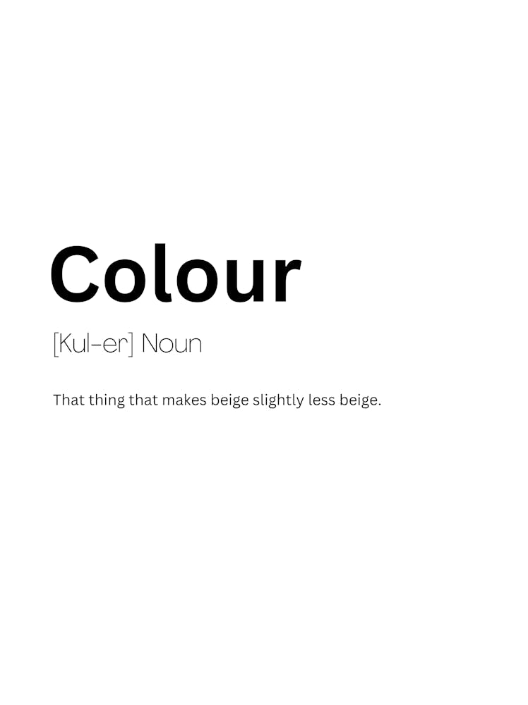Colour Definition Meaning