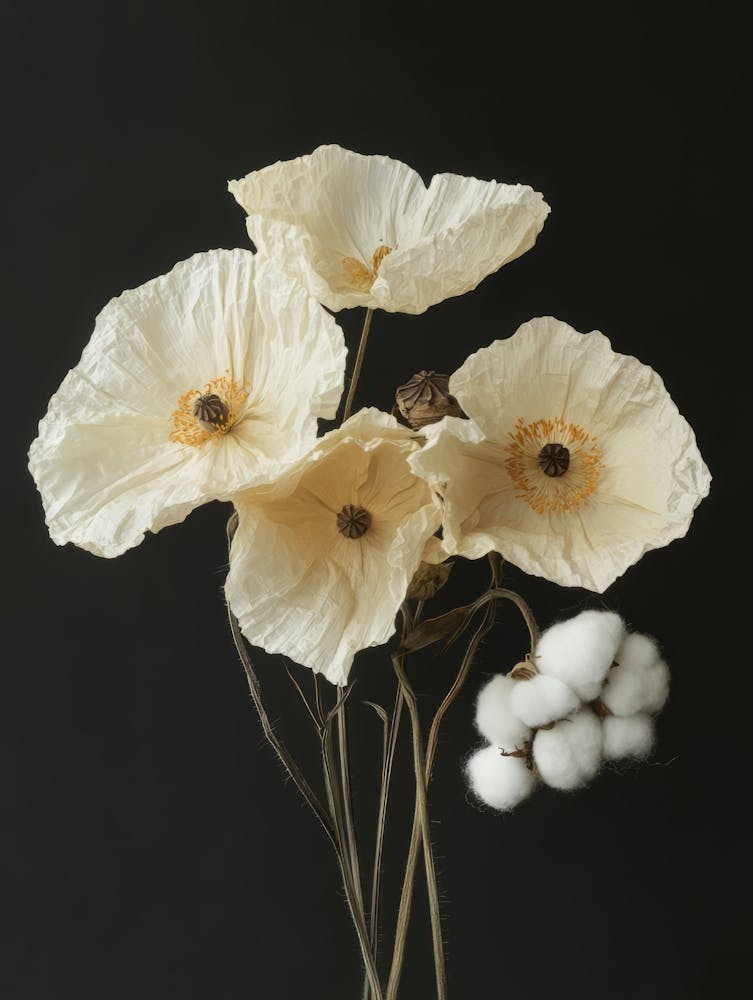 White Flower Poster 3