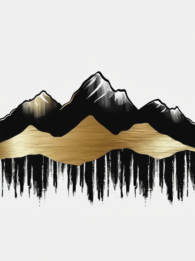 Gold And Black Mountains 4