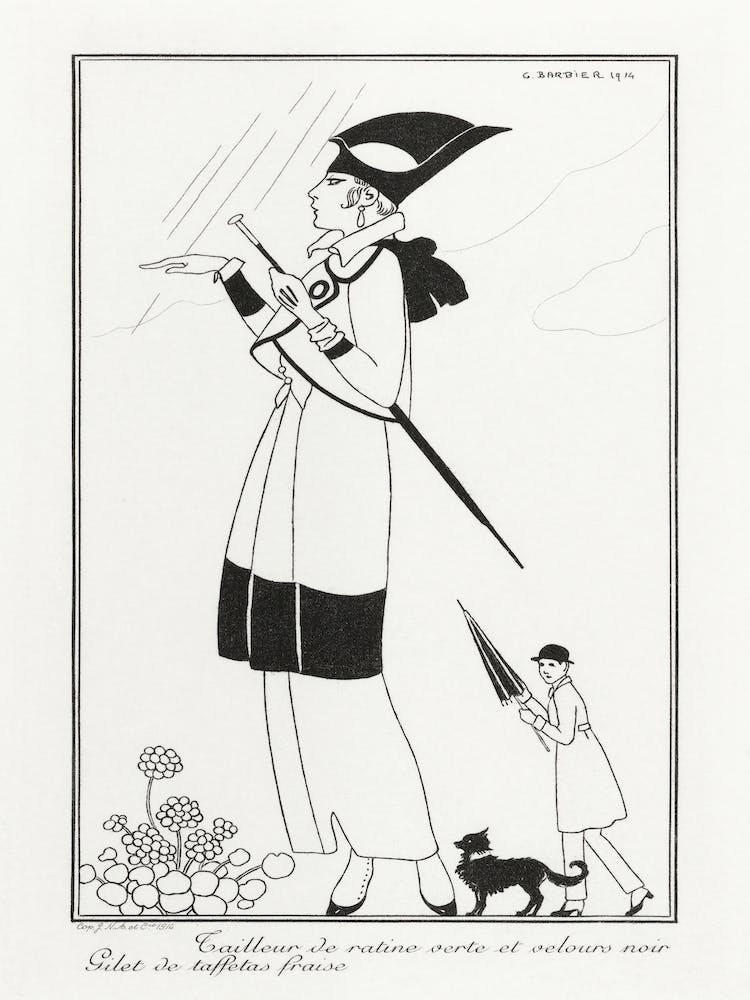 Costumes Parisiens (1914), George Barbier