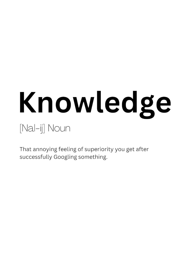 Knowledge Definition Meaning