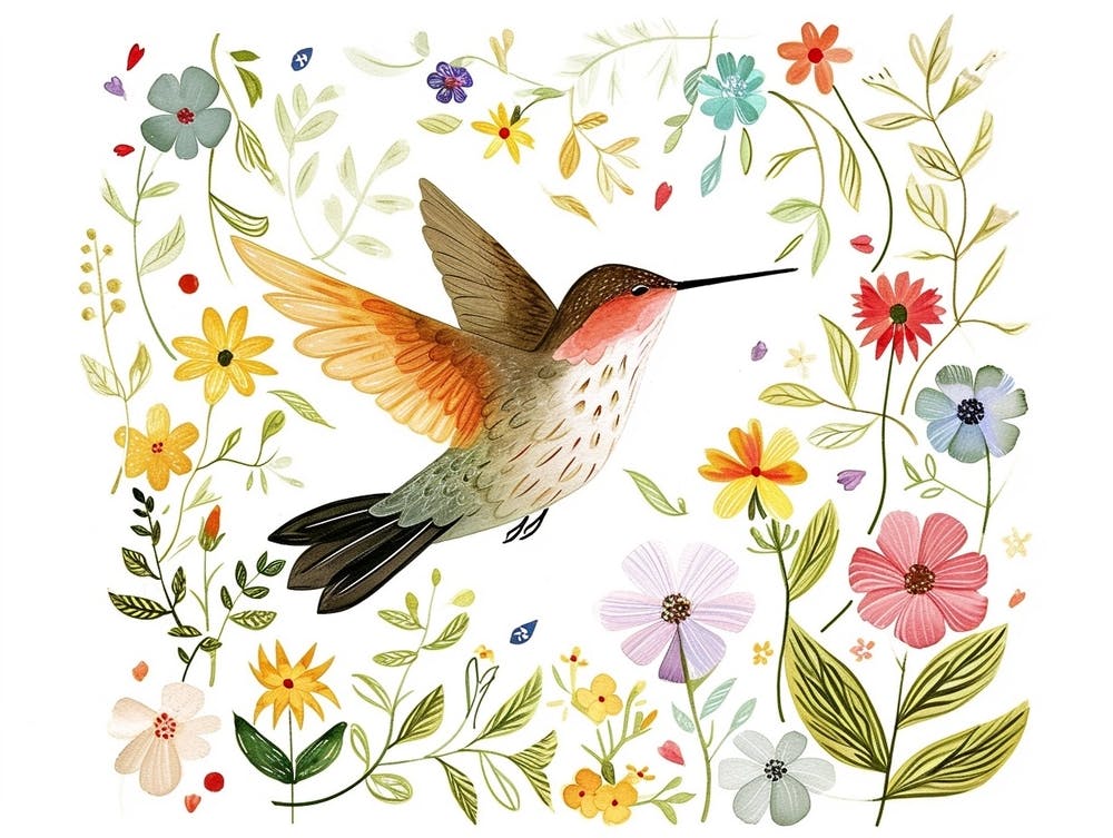 Kleiner Blumen-Kolibri 2