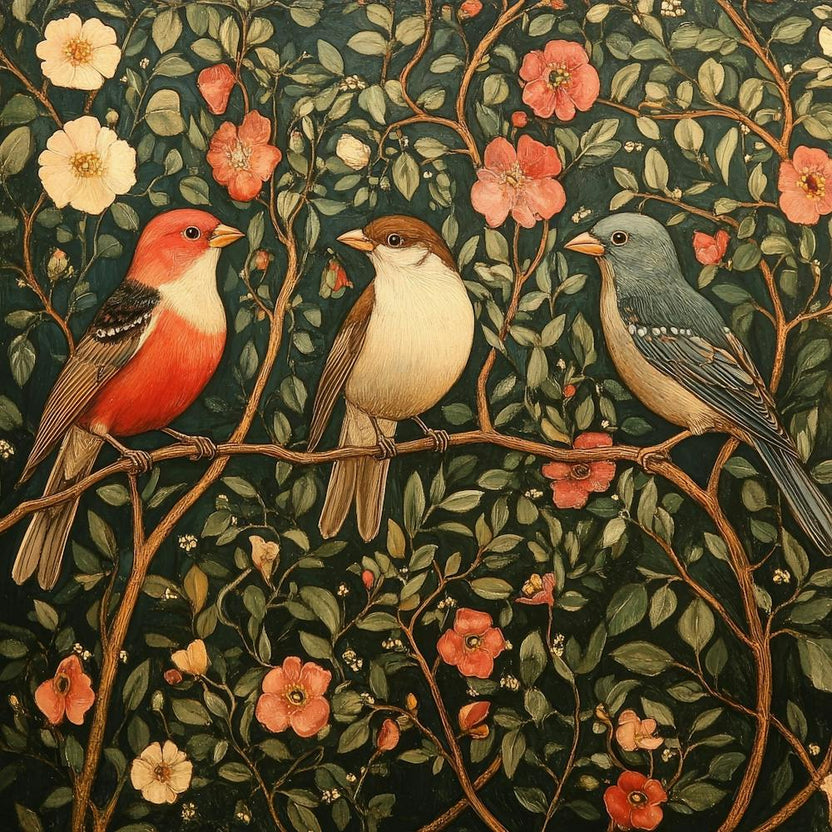 Birds On A Branch Art 20