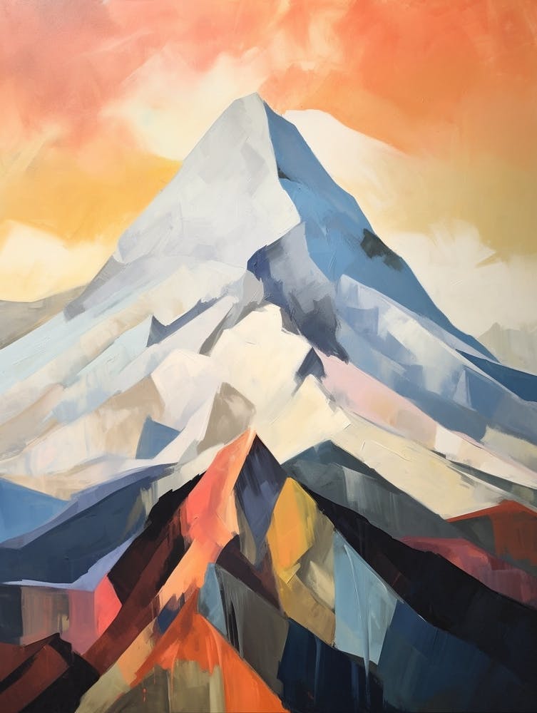 Mount Hood Usa 3 Mountain Painting