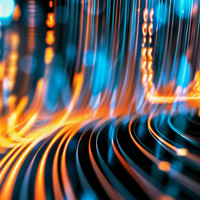 Abstract Image Of A Computer Network