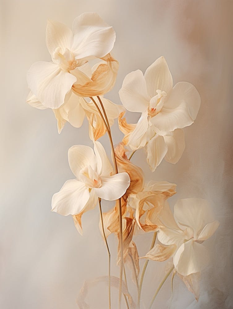 Boho Dried Flowers Orchid 5